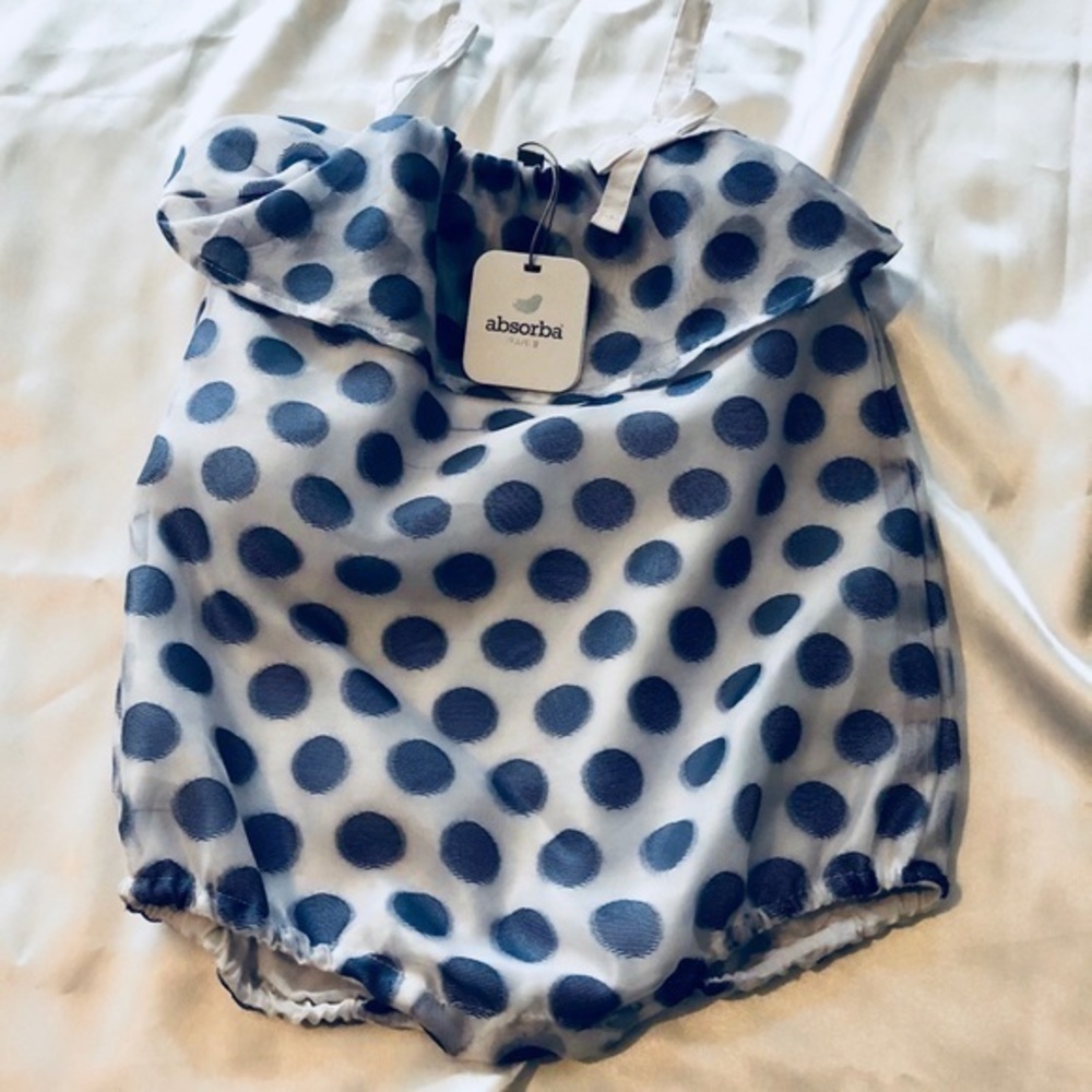 NWT Absorba Paris Girls Romper